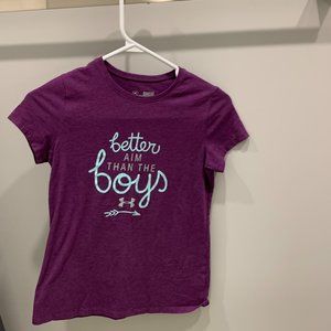 Girls Under Armour Purple Shirt!